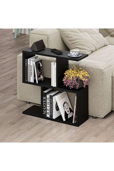 Mourah Home Homemania Side End Coffee Table Black Multipurpose