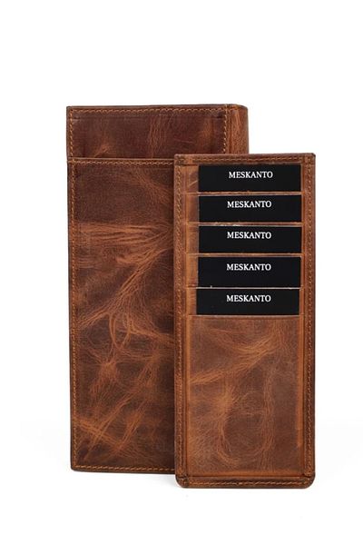 Meskanto Maya Genuine Leather Kangaroo Women's Wallet with Phone Compartment