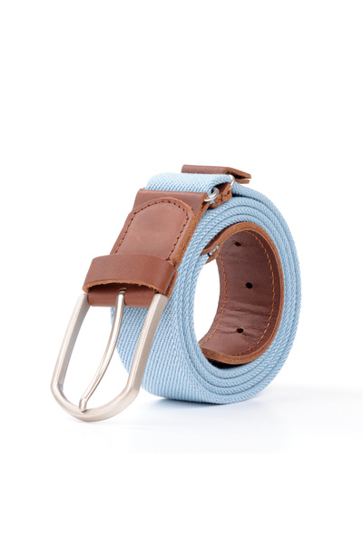 DWOY حزام مطاطي بتفاصيل جلدية قابلة للتعديل