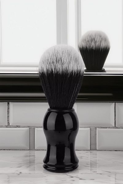 Qualis F2 Shaving Brush Stainless Shaving Bowl 100 Pieces Platinum Leaf Razor