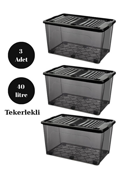 Loremp 40 Litre 3 Adet Saklama Kutusu Düzenleyici