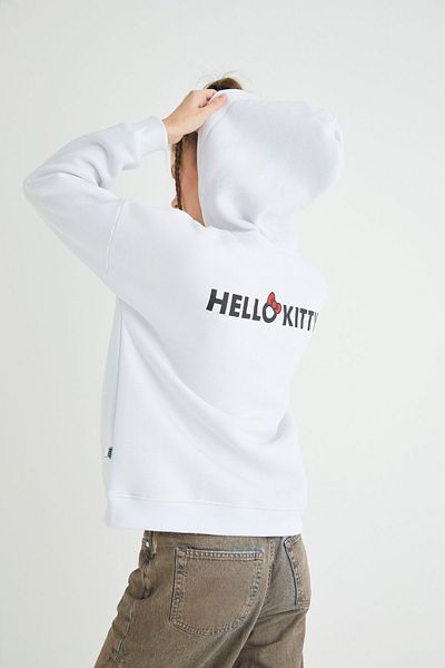 Hello Kitty Hanorac gros cu glugă imprimat cu licență