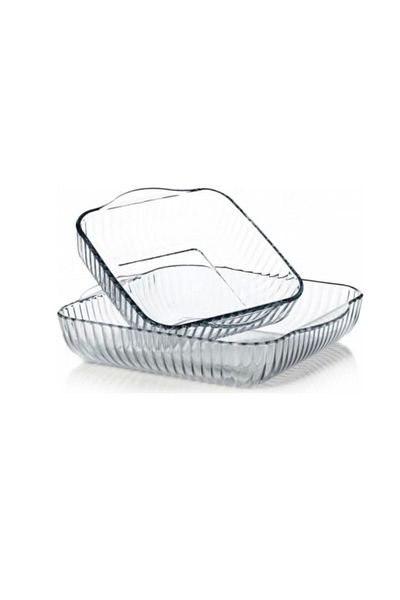 Paşabahçe 159166 Borcam Square 2 Piece Baking Tray