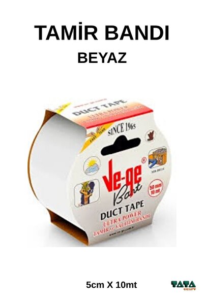 ömer hırdavat VEGE -BEYAZ- TAMİR YALITIM BANTI , DUCT TAPE TAMİR, HOBİ, AĞIR ...