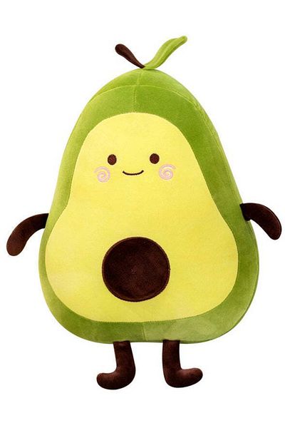 OEM Avocado Plush Toy, Soft, Cute, Children's Gift Or Decoration, 23 X 20 Cm, Green