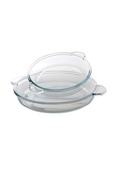 Paşabahçe 159133 Borcam Round Tray 2 Pieces