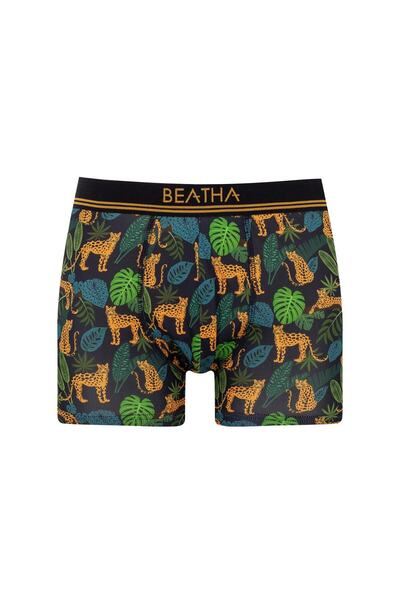 BEATHA Leopar Baskılı Boxer