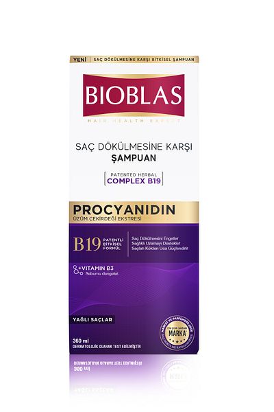 Bioblas Prokyanidinový šampon (PRO MASTNÉ VLASY) 360 ml