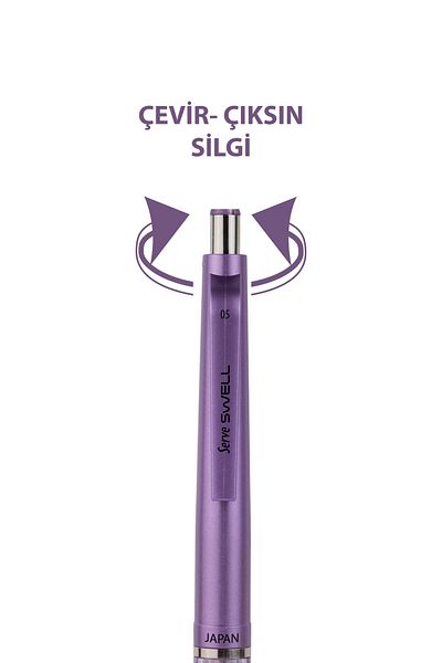 Serve Swell Metallic Purple Mechanical Versatile Pen 0.5 mm