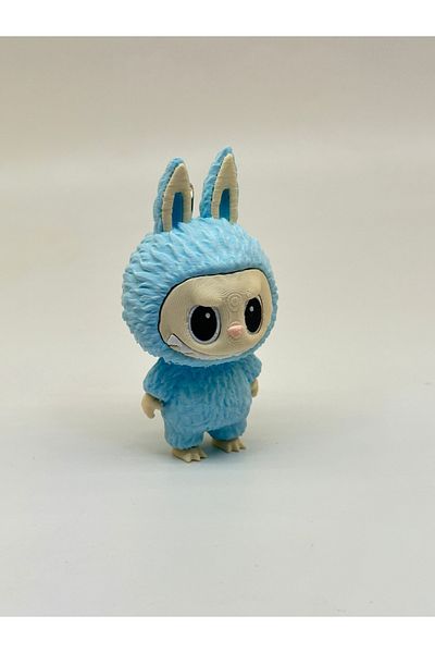 R&D Robotics Labubu Figure Keychain Pla |   Small Size |   9.5cm |   Pastel Blue