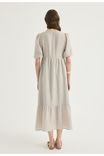 Masha Kate Μίντι φόρεμα με υφή