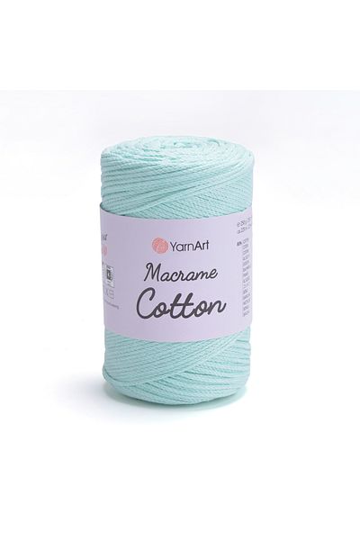 Yarnart Macrame Cotton - Μακραμέ Χειροποίητο Νήμα Πλεκτομηχανής Mint Green-775