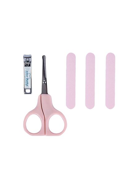 Sevi Bebe Set of 3 pink nail care accessories Sevibebe