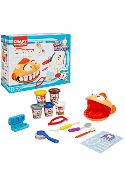 CRAFY جونيور توثي مجموعة صلصال 12 قطعة