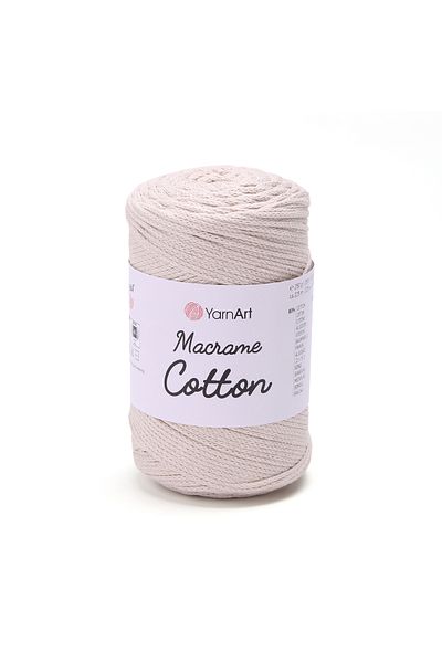 Yarnart Macrame Cotton - Μακραμέ Χειροποίητο Νήμα Κρέμα-753
