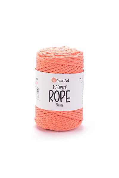 Yarnart Σχοινί Macrame 3 Mm - Σχοινί Πλεκτομηχανής Macrame Salmon-767