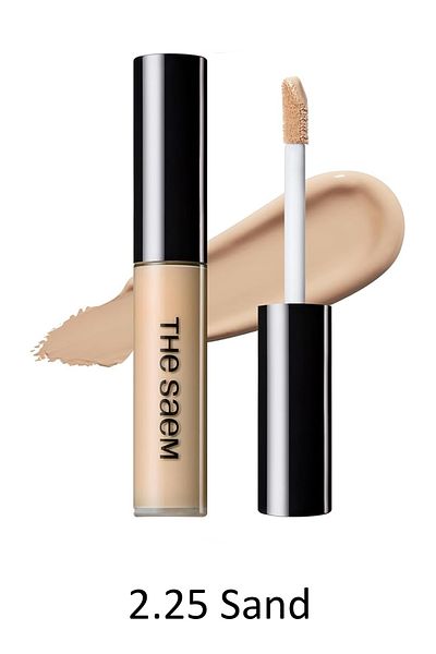 THE SAEM Long Lasting Liquid Concealer Cover Perfection Type Concealer - Sand 2.25 (Vi̇oni̇ne)