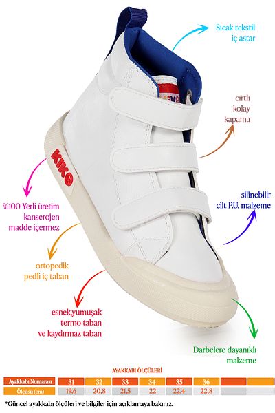 Kiko Kids Garf Daily Velcro Boys Boat Παπούτσια