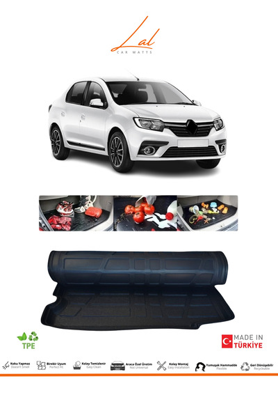 Lal Renault Symbol 3d Bagaj Havuzu (2013-2021 UYUMLU)