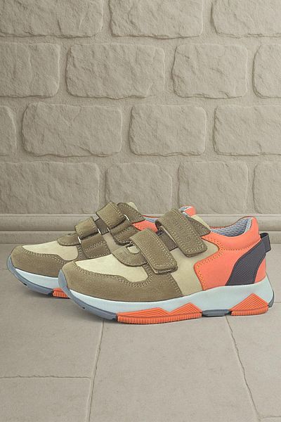 Rakerplus Γνήσιο δέρμα Sand Color Παιδικά Αθλητικά Παπούτσια