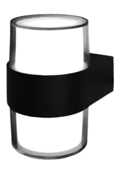 Cata Bora 12w Cylinder LED Wall Sconce - 3200k Daylight, IP54 Double Sided