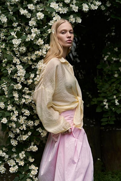 BOHEMAİ Lyra Oversize Yellow Shirt