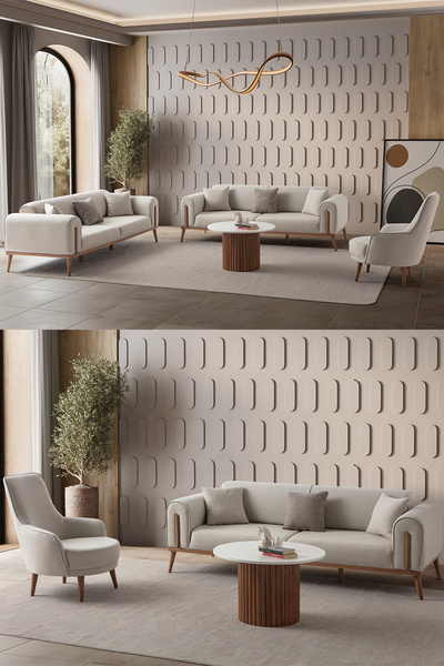 EDSY HOME Riva 3+3+1+1 Koltuk Takımı