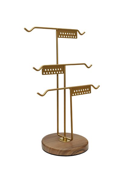 HOMİNG Homing Jewelry Organizer Ring Necklace Earring Bracelet Watch Stand Organizer Metal