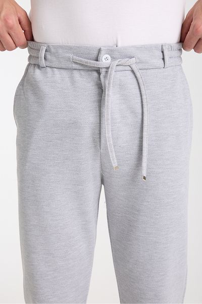 KAPHONE Men's Trousers - Jogger Style with Elastic Waist and Folded Legs