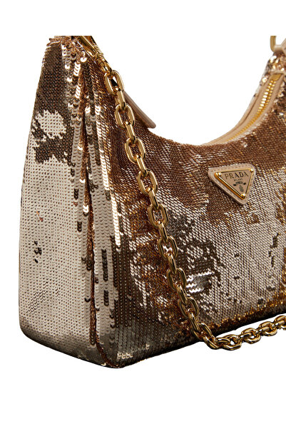 Prada Sport Sequined Re-Nylon Shoulder Bag