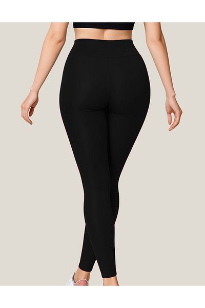 ALYA UNDERWEAR Γυναικείο κολάν ψηλόμεσο καθημερινό αθλητικό γυαλιστερό