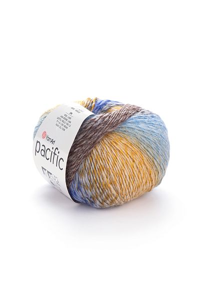 Yarnart Ață de tricotat manual marmorată Pacific Ebruli-309