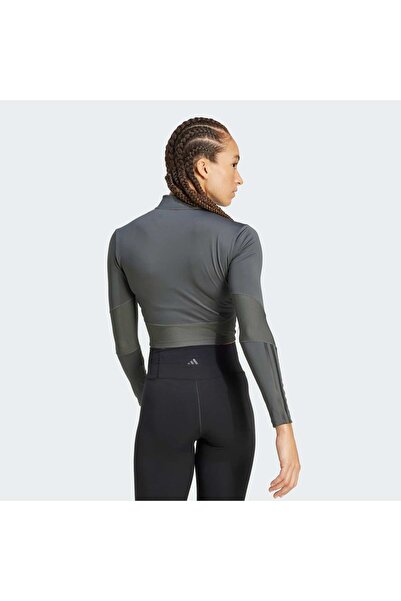 adidas Hyperglam Rib Zip Thru Cover Up