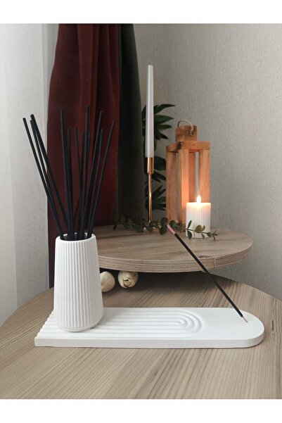 Elan Design Dekoratif Tütsülük Ve Vazo Seti