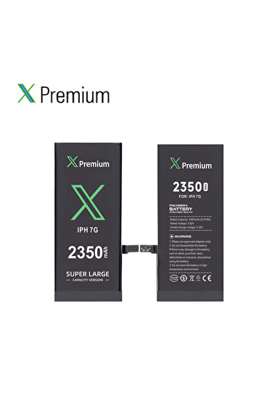 X PREMİUM İphone 7 Yüksek Kapasiteli Batarya Pil 2350 Mah Xpremium