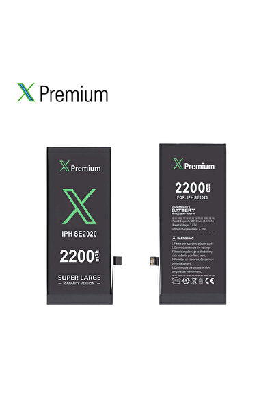 X PREMİUM İphone Se 2020 2. Nesil Yüksek Kapasiteli Batarya Pil 2200 Mah Xpremium