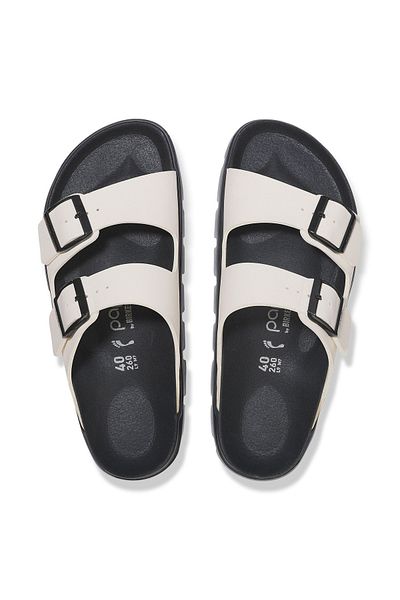 Birkenstock Arizona Chunky BF - coajă de ou/negru
