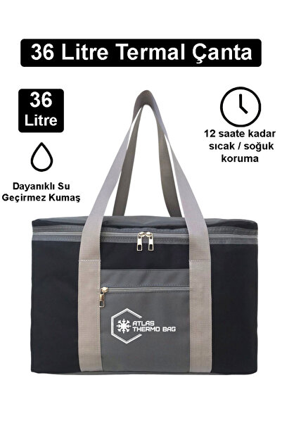Wallery Bags 36 Litre Isı Yalıtımlı Fermuarlı Kamp Piknik Termos Sıcak Soğuk ...