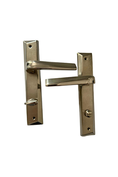 Hızır مقبض باب المرحاض من النحاس الأنيق من Melek (مجموعة واحدة - خلفي وأمامي)...