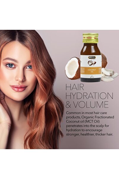 HEMANI Coconut Oil 30ml – 100% Natural Oil For Hair Nourishment, Skin Softening, Massage & Moisturizing