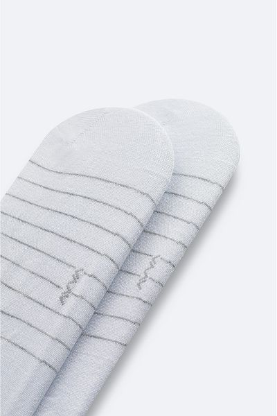 Avva Men's White Sneaker Socks A51Y8502