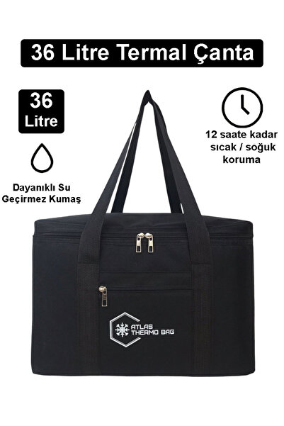 Wallery Bags 36 Litre Isı Yalıtımlı Fermuarlı Kamp Piknik Termos Sıcak Soğuk ...