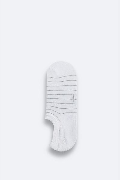 Avva Men's White Sneaker Socks A51Y8502