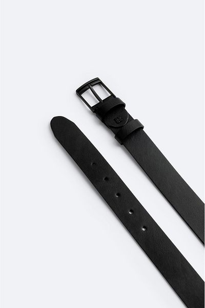 Avva Men's Black Belt A42Y9313