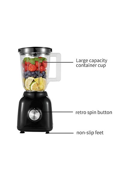 Generic 2 in 1 Juice Extractor & Blender 1.5L – 500W Powerful Juicer Mixer