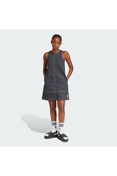 adidas Rochie gri de damă Rochie Aop Jj3143
