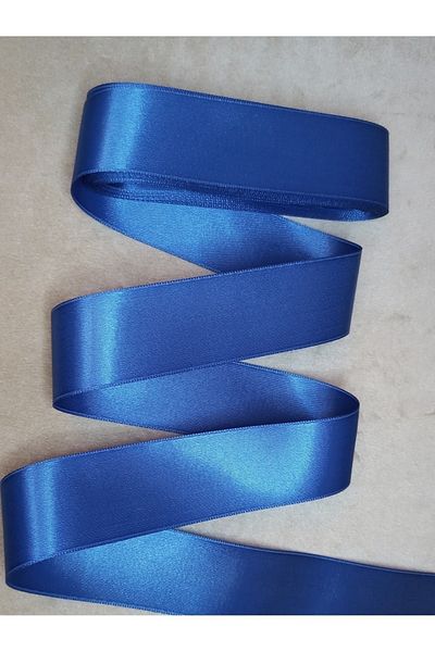 yörük tuhafiye 4 cm Saks Blue Satin Ribbon 10 Meters One Ball,Satin,Seten, Ribbon,Kurdale Rose Bouquet Ribbon