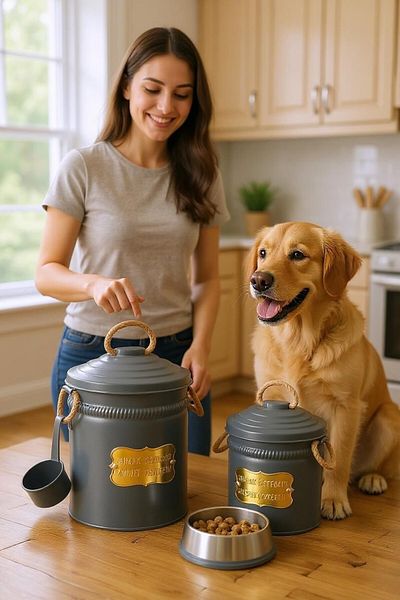 Milenay Gold Detailed Laundry and Dishwashing Detergent Storage Bucket Set – Put Elegance and Layout in One!