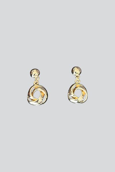 stravis Dangle Spiral Earrings