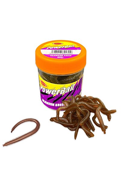 BERKWAY Power Bait 9952 Silkworm Brown Kurt